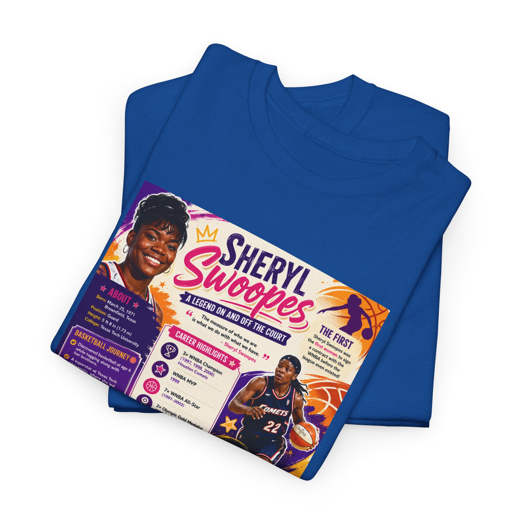 Sheryl Swoopes Tribute Tee — Women’s Basketball Legend Graphic Shirt