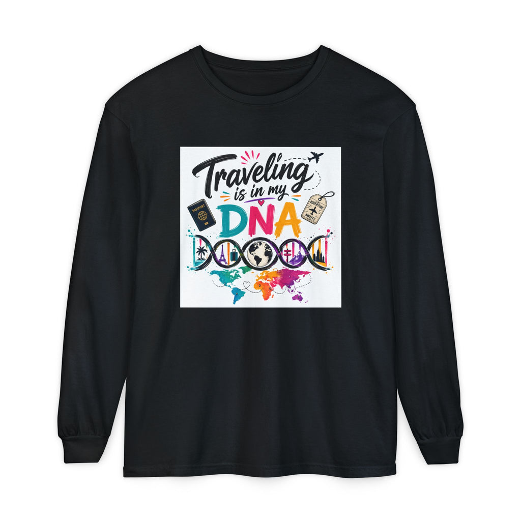 Traveling Is in My DNA Long Sleeve Tee